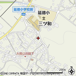 長野県中野市三ツ和1668周辺の地図