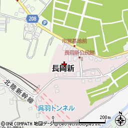 富山県富山市長岡新周辺の地図