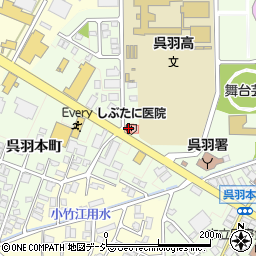 チューリップ呉羽高校前薬局周辺の地図