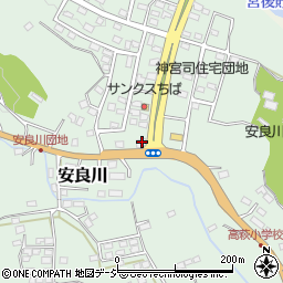 茨城県高萩市安良川1995周辺の地図