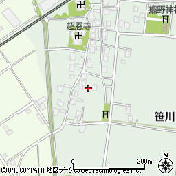 富山県高岡市笹川160周辺の地図