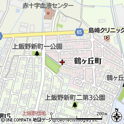 富山県富山市鶴ヶ丘町57周辺の地図