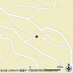 長野県北安曇郡白馬村どんぐり周辺の地図