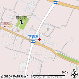 栃木県日光市森友1178周辺の地図