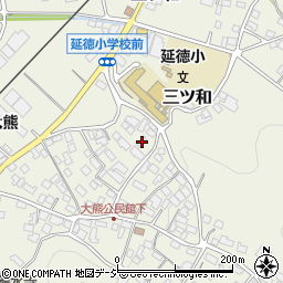 長野県中野市三ツ和1716周辺の地図