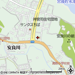 セブンイレブン高萩安良川店周辺の地図