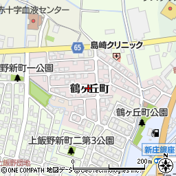 富山県富山市鶴ヶ丘町64周辺の地図