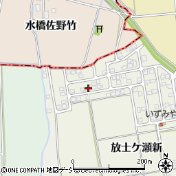 富山県中新川郡上市町放士ケ瀬新153-35周辺の地図