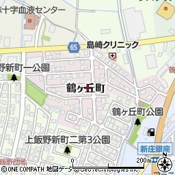 富山県富山市鶴ヶ丘町周辺の地図