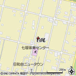 石川県かほく市白尾ネ107周辺の地図