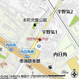 津幡警察署宇野気交番周辺の地図