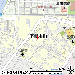 富山県富山市下新本町8周辺の地図
