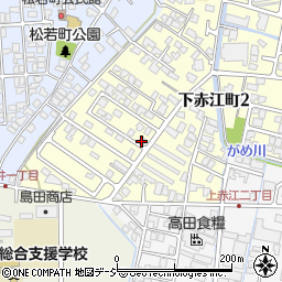 下赤江町二丁目第2公園周辺の地図