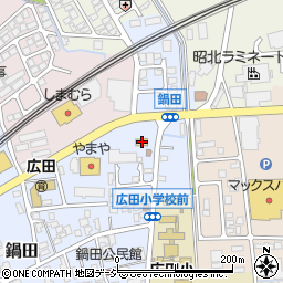 ファミリーマート富山鍋田店周辺の地図