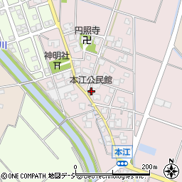 本江公民館周辺の地図