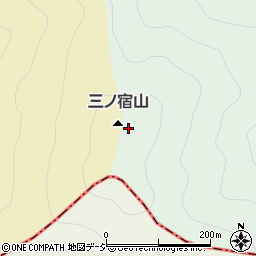 三ノ宿山周辺の地図