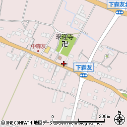 栃木県日光市森友1118周辺の地図