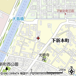 富山県富山市下新本町1-43周辺の地図