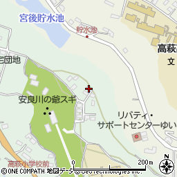 茨城県高萩市安良川1015-15周辺の地図