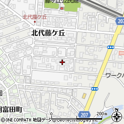 富山県富山市北代藤ケ丘4397周辺の地図