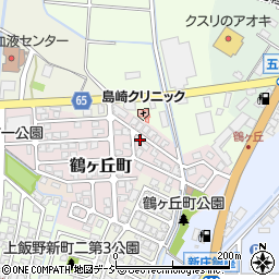 富山県富山市鶴ヶ丘町121周辺の地図
