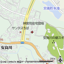 茨城県高萩市安良川2087周辺の地図