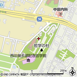 石川県かほく市内日角（ウ）周辺の地図