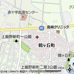 富山県富山市鶴ヶ丘町33周辺の地図
