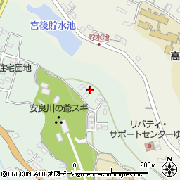 茨城県高萩市安良川1182-7周辺の地図