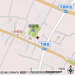 栃木県日光市森友1120周辺の地図