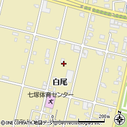 石川県かほく市白尾ネ周辺の地図