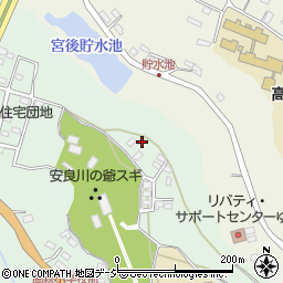 茨城県高萩市安良川1182-6周辺の地図