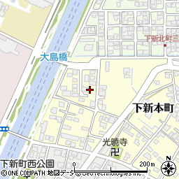 富山県富山市下新本町1周辺の地図