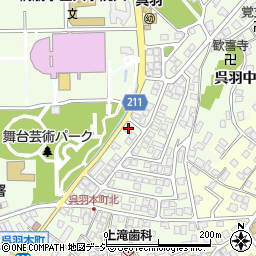 呉羽桜台ハイツ周辺の地図