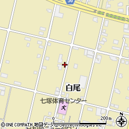 石川県かほく市白尾ネ118周辺の地図