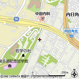石川県かほく市内日角西124周辺の地図