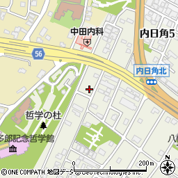 石川県かほく市内日角西119-1周辺の地図