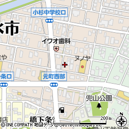 富山県射水市三ケ元町周辺の地図