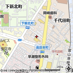 富山第一銀行下新支店周辺の地図