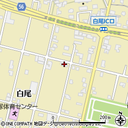 石川県かほく市白尾ネ75周辺の地図