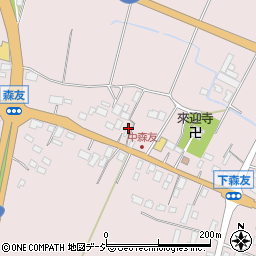 栃木県日光市森友1075周辺の地図