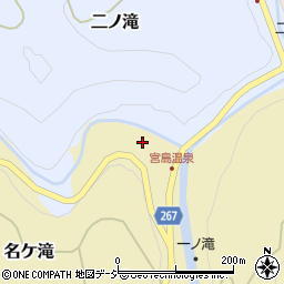 宮島温泉滝乃荘周辺の地図