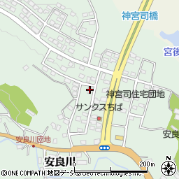 茨城県高萩市安良川1977周辺の地図
