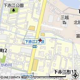 松屋 富山下赤江店周辺の地図
