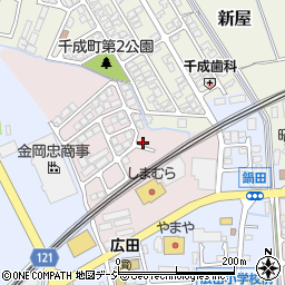 中冨居新町公民館周辺の地図