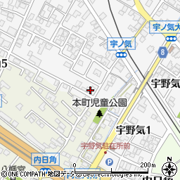 石川県かほく市宇野気ト57周辺の地図