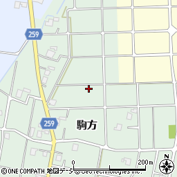 富山県高岡市駒方周辺の地図