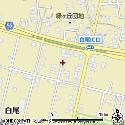 石川県かほく市白尾ツ周辺の地図