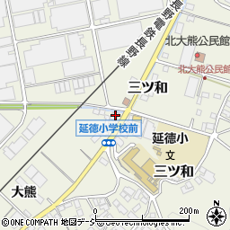 長野県中野市三ツ和1305周辺の地図