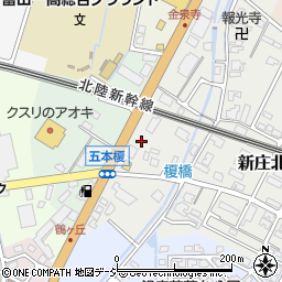 はま寿司富山新庄店周辺の地図